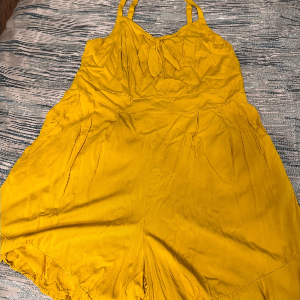 Torrid Vibrant Yellow Smocked Top